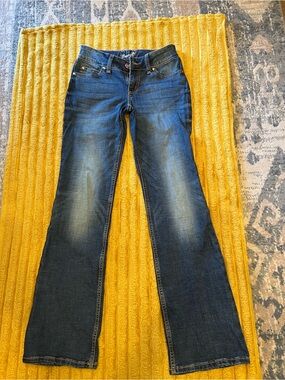 Wrangler Women's Dark Blue Flare Jeans